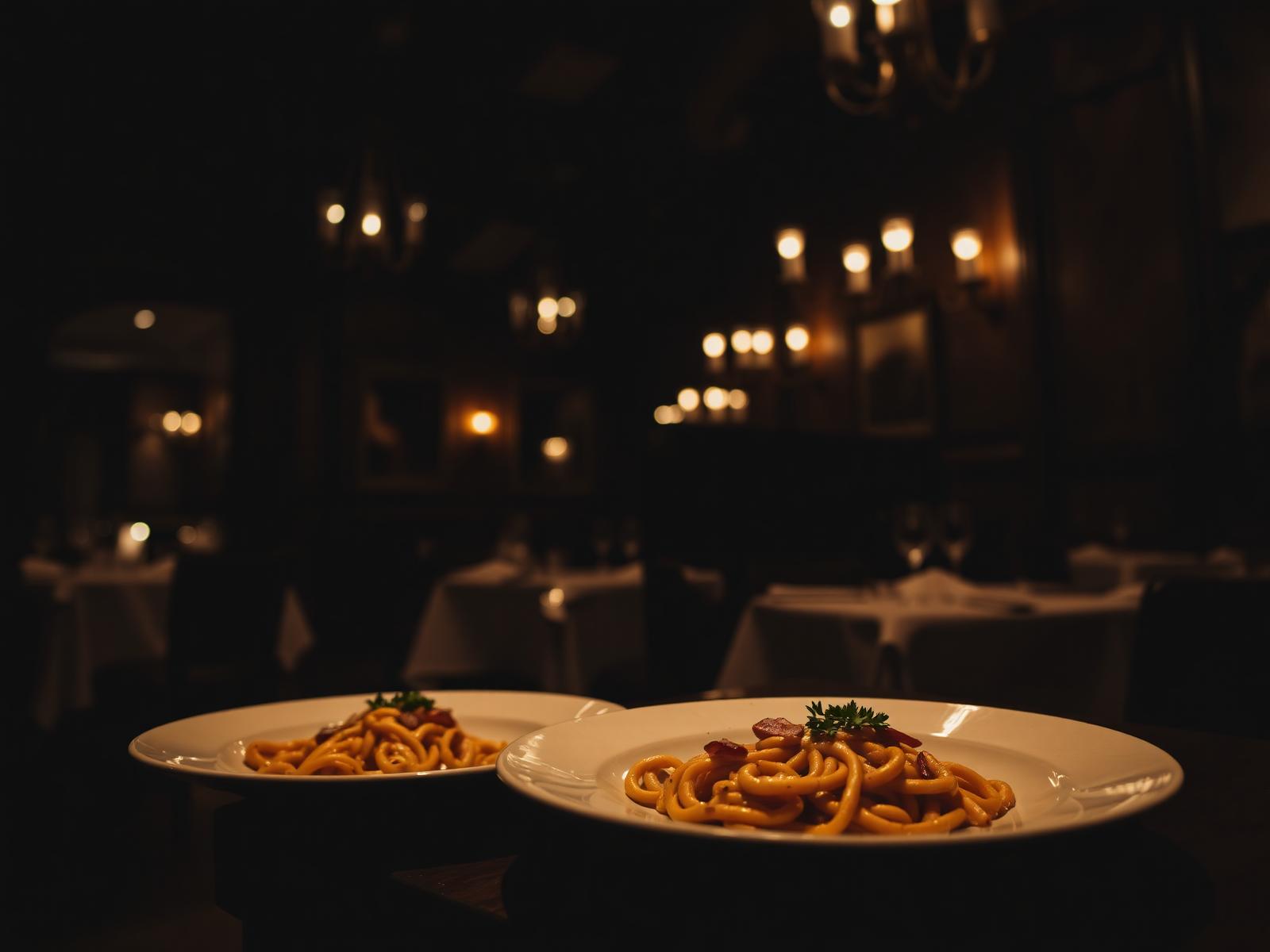 Wnętrze restauracji Osteria Lume